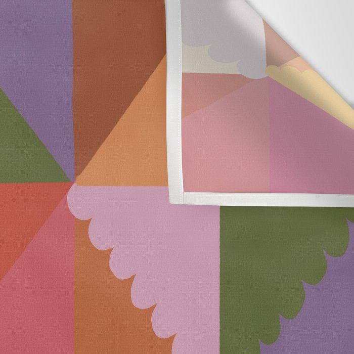 Pink triangles Wall Tapestry Gallery Image 3