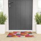 Pink triangles Welcome Mat Gallery Image 3