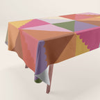 Pink triangles Tablecloth Gallery Image 1