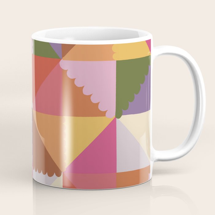 Pink triangles Coffee Mug Gallery Image 1