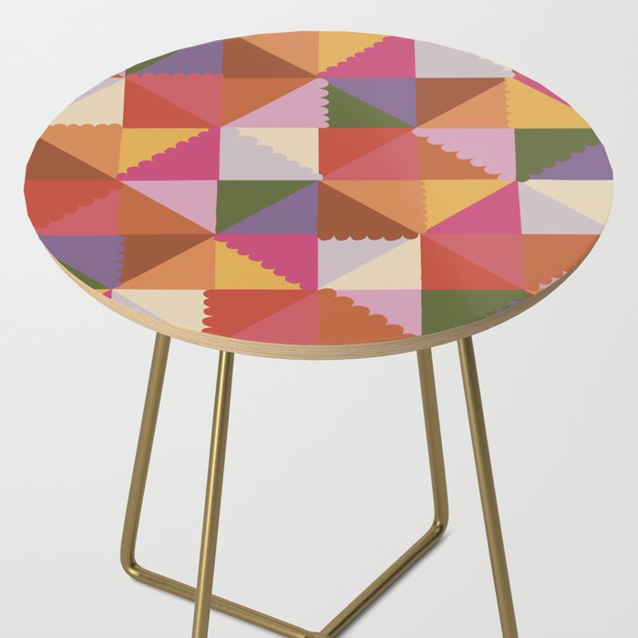 Pink triangles Side Table Gallery Image 2