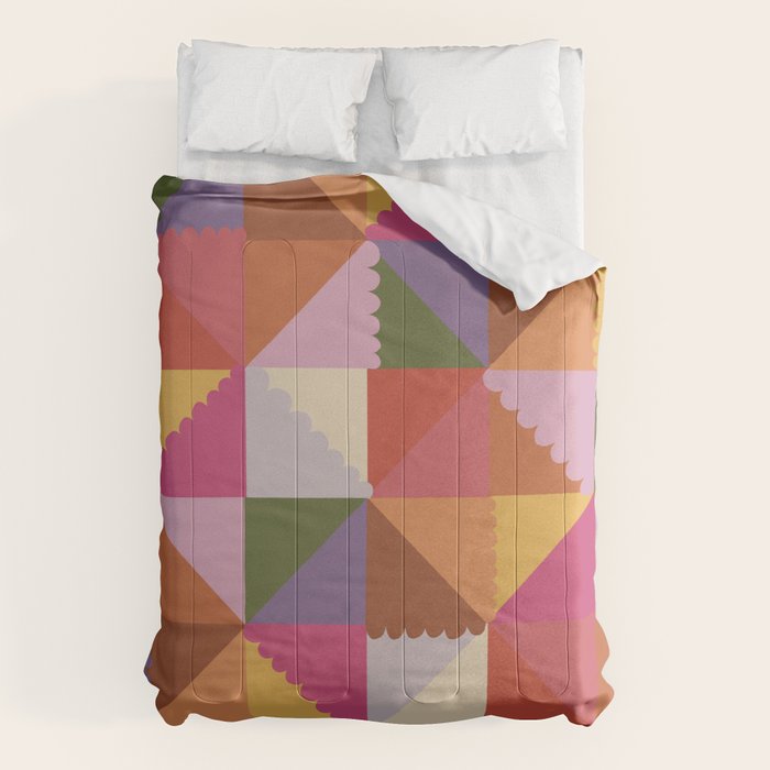 Pink triangles Comforter Gallery Image 1