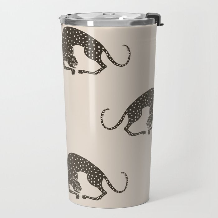 Blockprint Cheetah Travel Mug Gallery Image 2