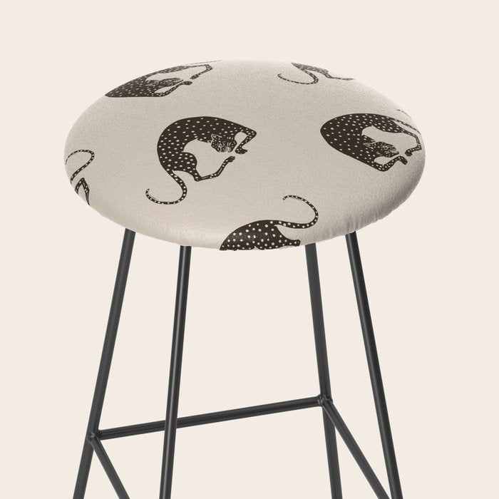 Blockprint Cheetah Stool Gallery Image 2