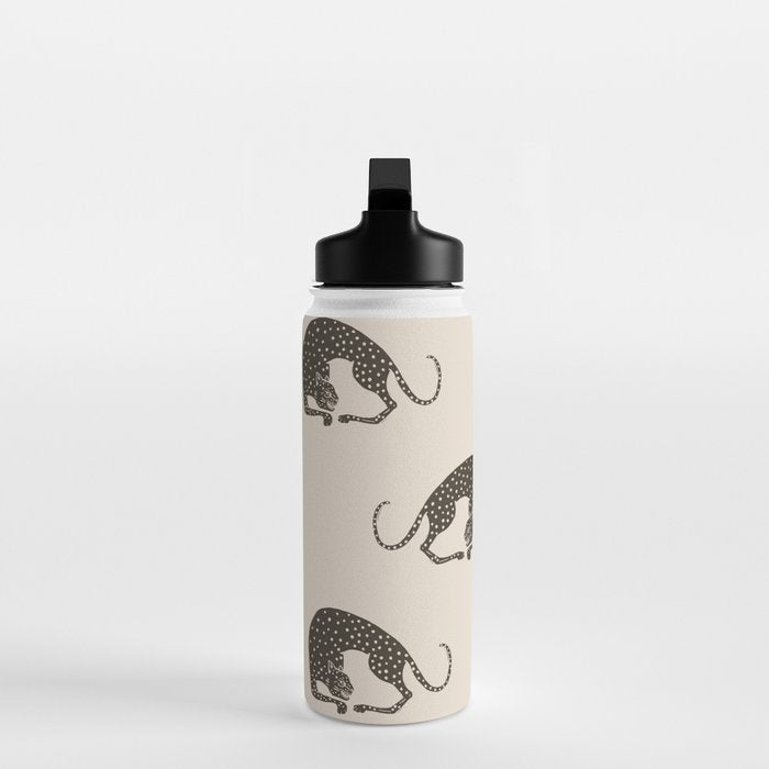 Blockprint Cheetah Water Bottle Gallery Image 3