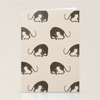 Blockprint Cheetah Stationery Card Gallery Image 2