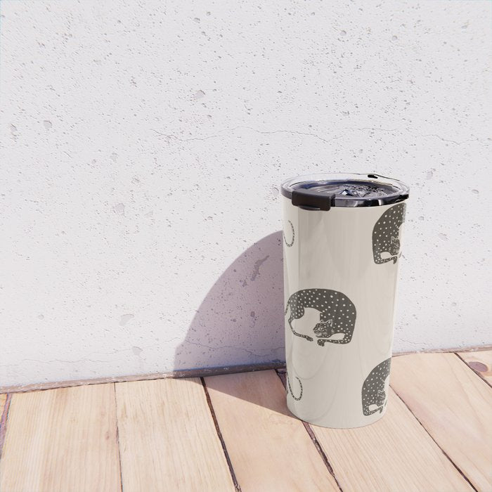 Blockprint Cheetah Travel Mug Gallery Image 4