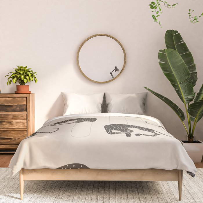 Blockprint Cheetah Comforter Gallery Image 3