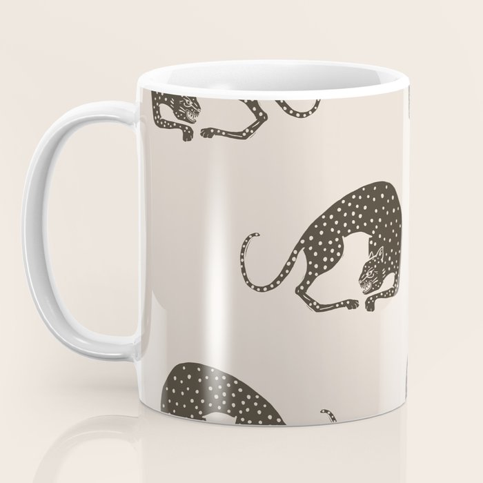 Blockprint Cheetah Coffee Mug Gallery Image 3