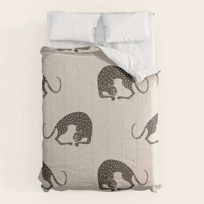 Blockprint Cheetah Comforter Gallery Image 6