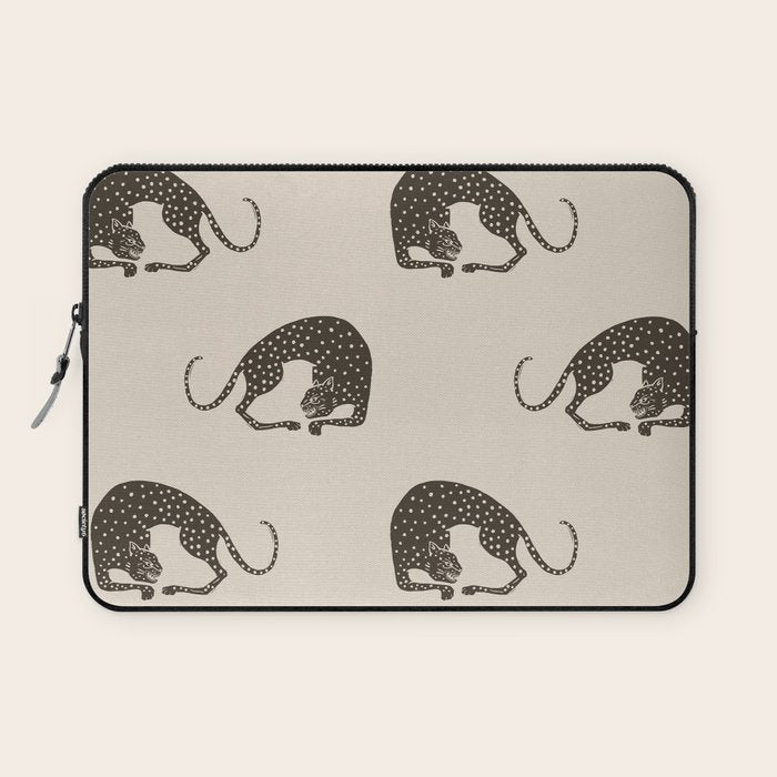 Blockprint Cheetah Laptop Sleeve Gallery Image 1