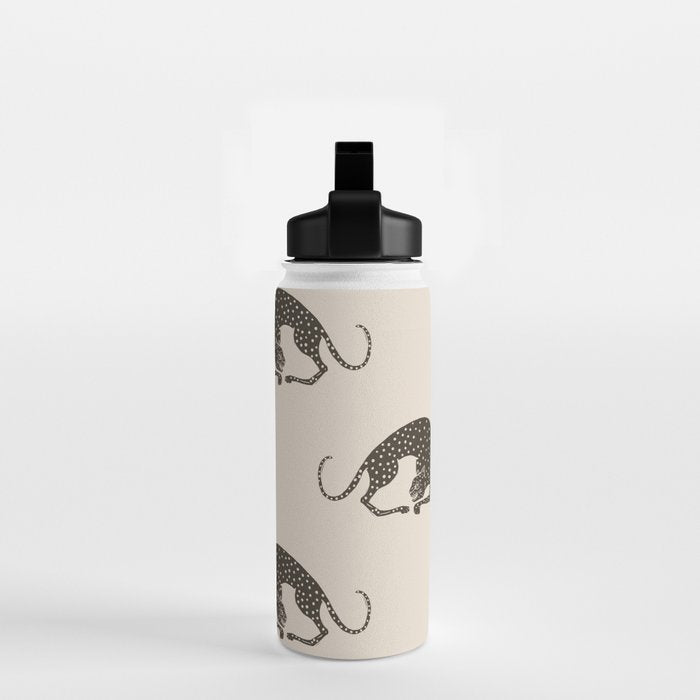 Blockprint Cheetah Water Bottle Gallery Image 2