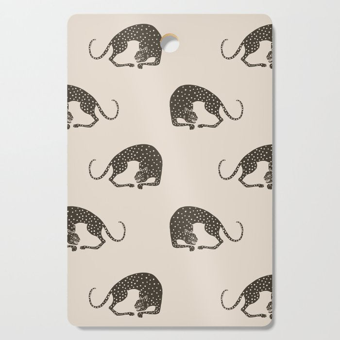 Blockprint Cheetah Cutting Board Gallery Image 1