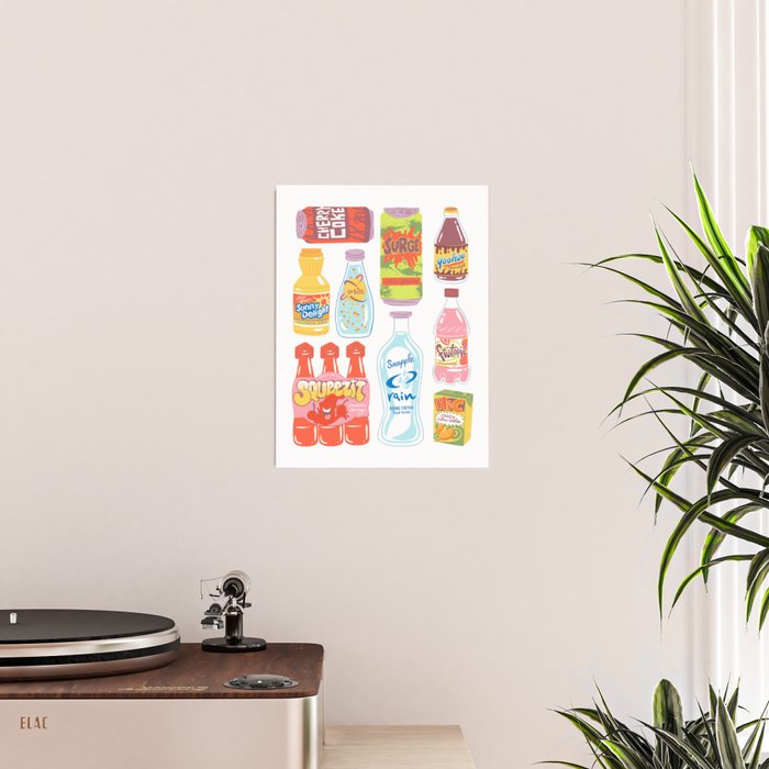 90s Drinks Poster Gallery Image 2