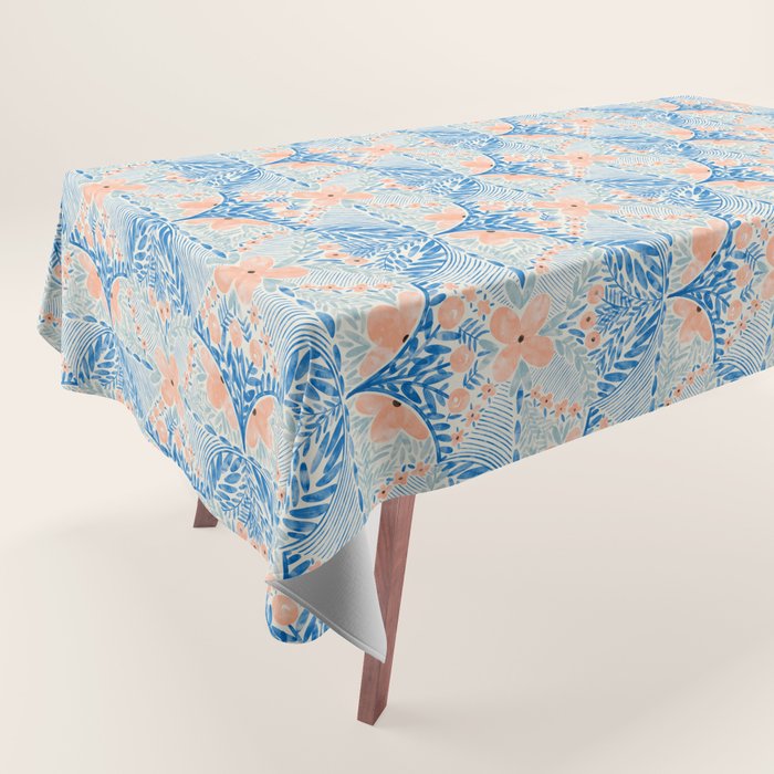Chic Floral Decor BP Tablecloth Gallery Image 1