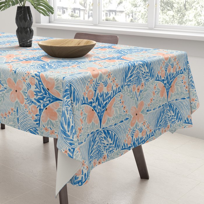 Chic Floral Decor BP Tablecloth Gallery Image 3