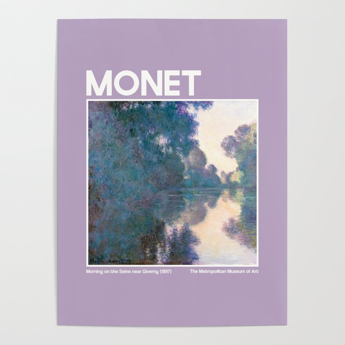 Monet Morning on the Seine Poster Gallery Image 4