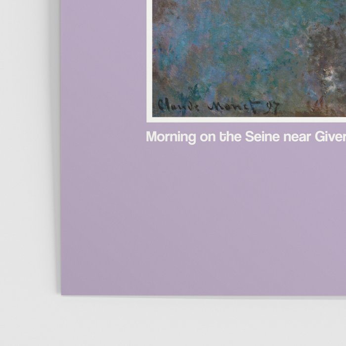Monet Morning on the Seine Poster Gallery Image 3