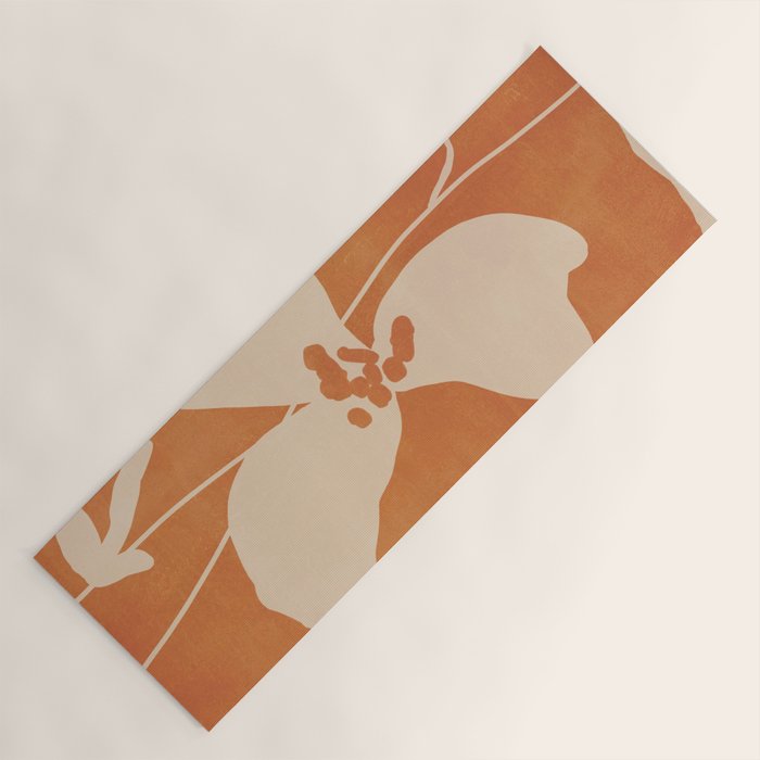Abstract Minimal Flowers 4 Yoga Mat Gallery Image 1