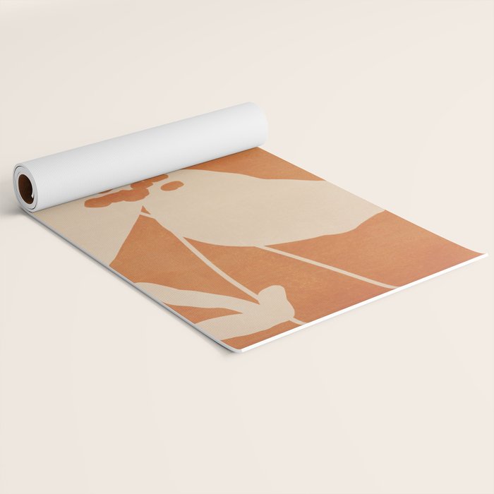 Abstract Minimal Flowers 4 Yoga Mat Gallery Image 2