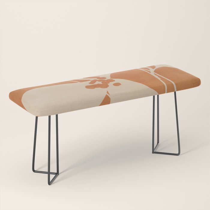 Abstract Minimal Flowers 4 Bench Gallery Image 1