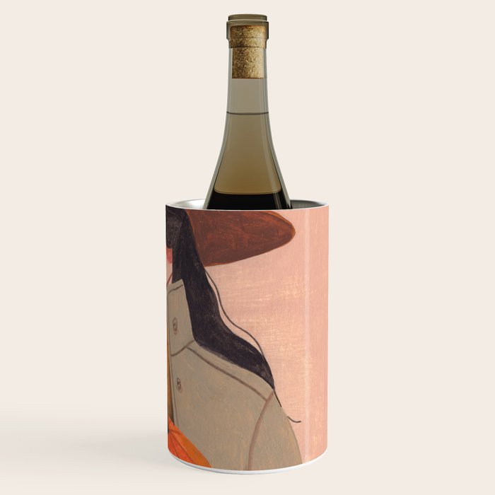 Woman in autumn in warm earth tones Wine Chiller Gallery Image 3