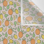 Summer Citrus in Pink Wall Tapestry Gallery Image 3