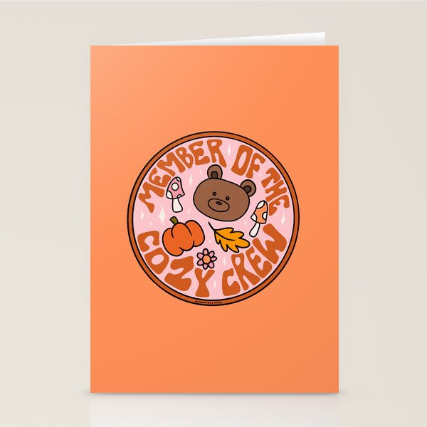 Member of Cozy Crew Stationery Card Gallery Image 1