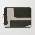 Black Geometric Shapes  Laptop Sleeve Gallery Image 1