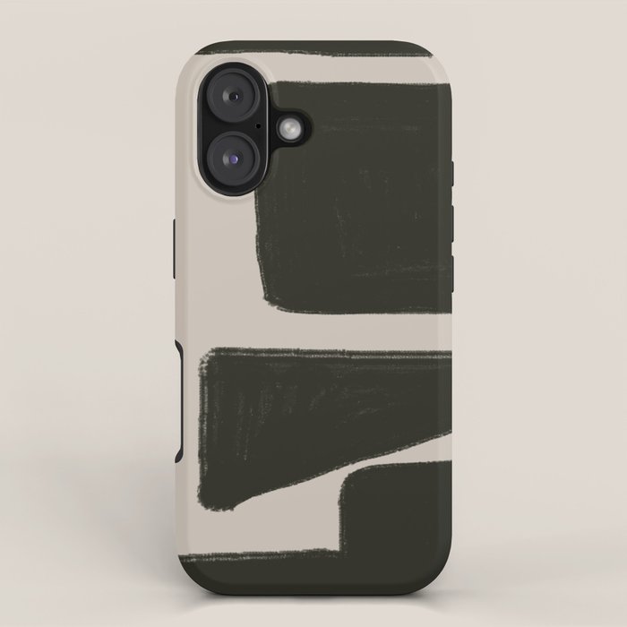 Black Geometric Shapes  iPhone Case Gallery Image 1