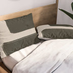 Black Geometric Shapes  Pillow Sham Gallery Image 2