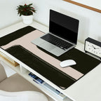 Black Geometric Shapes  Desk Mat Gallery Image 2