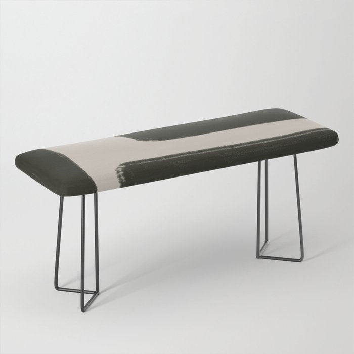 Black Geometric Shapes  Bench Gallery Image 1