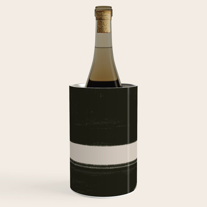 Black Geometric Shapes  Wine Chiller Gallery Image 3
