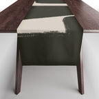 Black Geometric Shapes  Table Runner Gallery Image 1