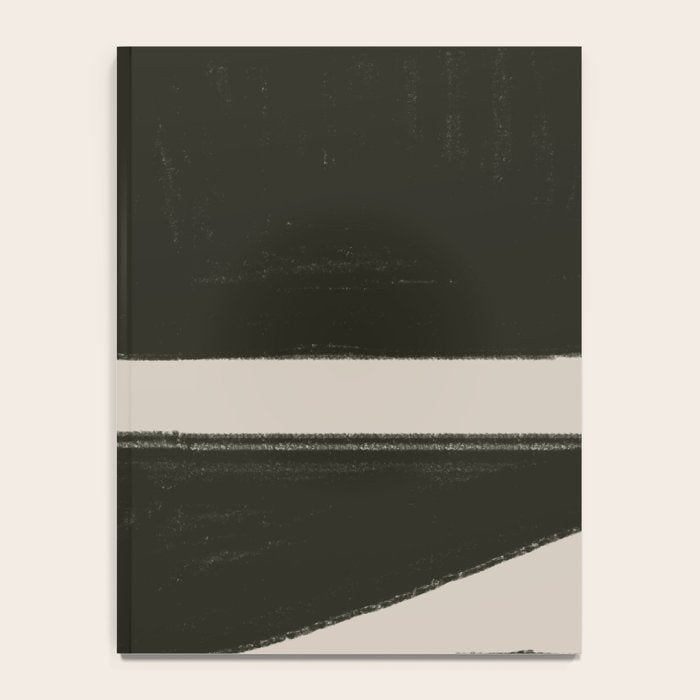 Black Geometric Shapes  Notebook Gallery Image 4