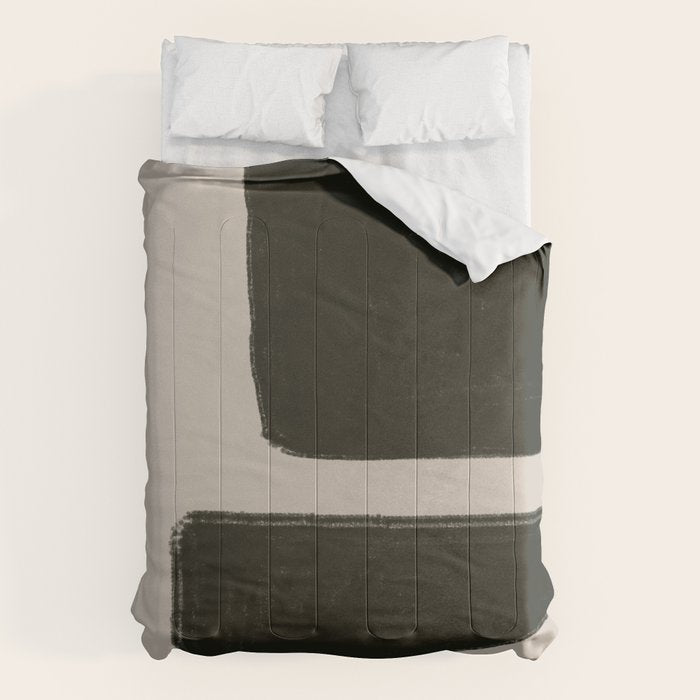 Black Geometric Shapes  Comforter Gallery Image 1