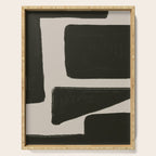 Black Geometric Shapes  Serving Tray Gallery Image 1