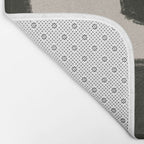 Black Geometric Shapes  Bath Mat Gallery Image 2