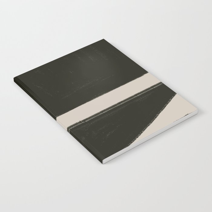 Black Geometric Shapes  Notebook