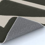 Black Geometric Shapes  Rug Gallery Image 4