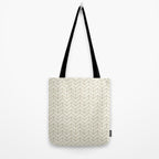 Simple Linear Geometry in Cream Tote Bag Gallery Image 2