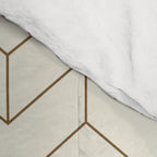 Simple Linear Geometry in Cream Comforter Gallery Image 4
