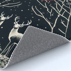 Red Moon Deer Pair Rug Gallery Image 4