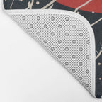 Red Moon Deer Pair Bath Mat Gallery Image 2