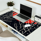 Red Moon Deer Pair Desk Mat Gallery Image 2