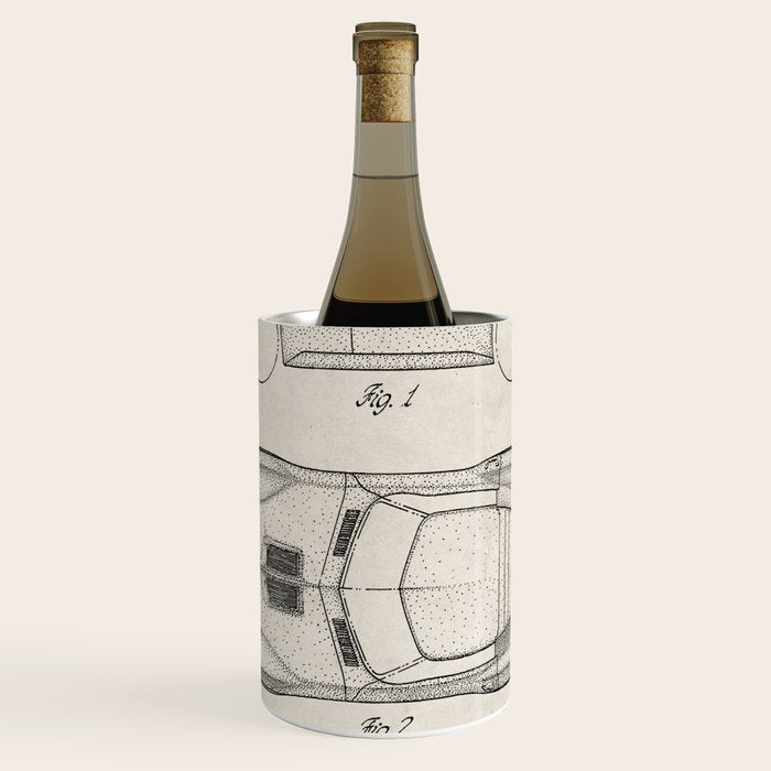 Classic Car Patent - American Car Art - Antique Wine Chiller Gallery Image 1
