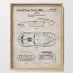 Classic Car Patent - American Car Art - Antique Serving Tray Gallery Image 1