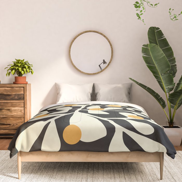 Summer Bloom: Matisse Night Edition Comforter Gallery Image 3