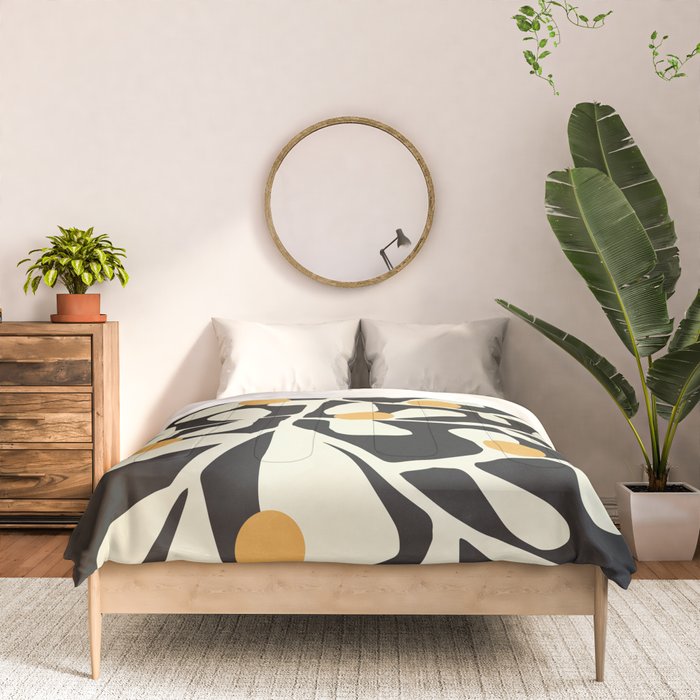 Summer Bloom: Matisse Night Edition Comforter Gallery Image 3